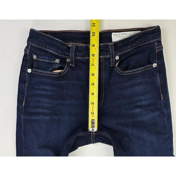 Rag Bone Size 27X27 Womens Cate Mid Rise Ankle Skinny Carmen Blue Denim Jeans - Picture 2 of 13
